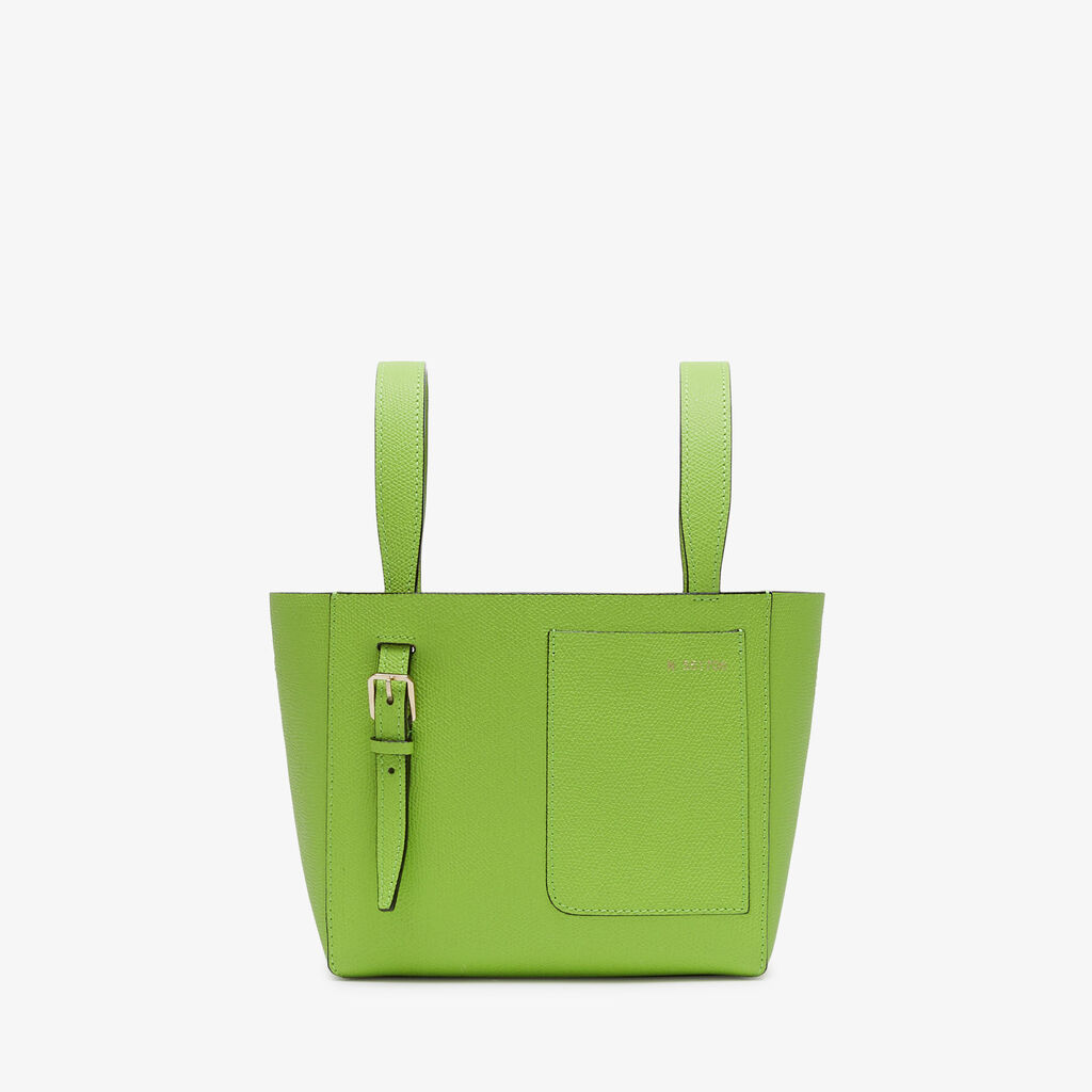 Borsa a Secchiello Soft Micro - Verde Mela - Vitello VS - Valextra - 1