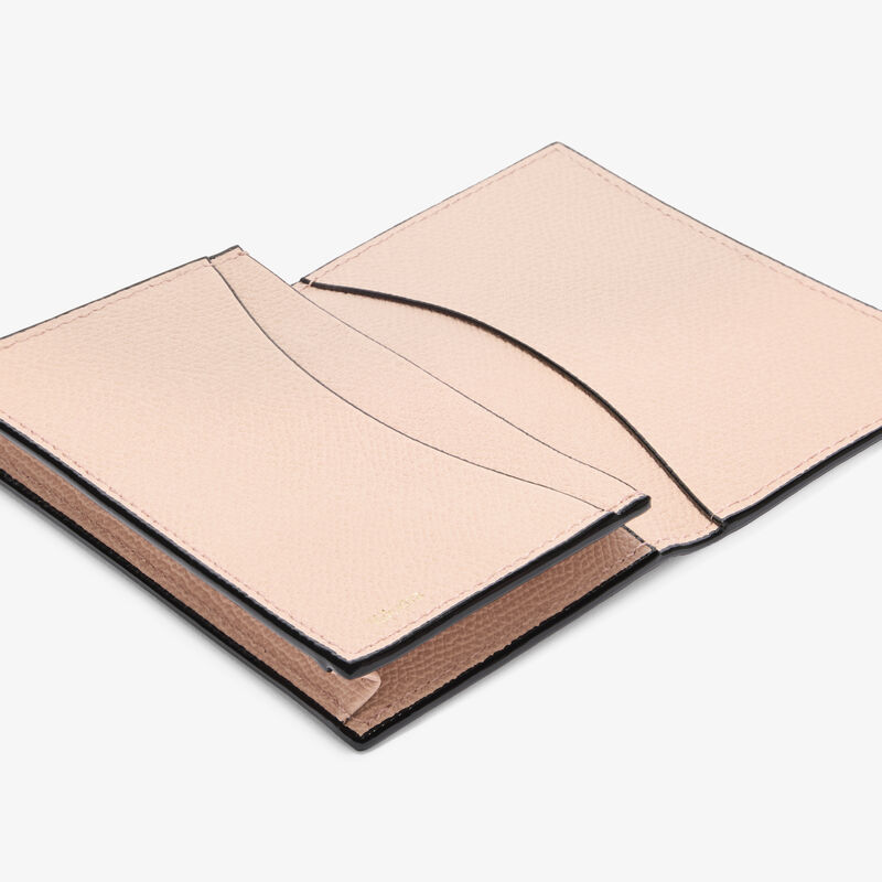Card Case Onda - Bonne Mine Pink - Millepunte calf leather - Valextra - 2