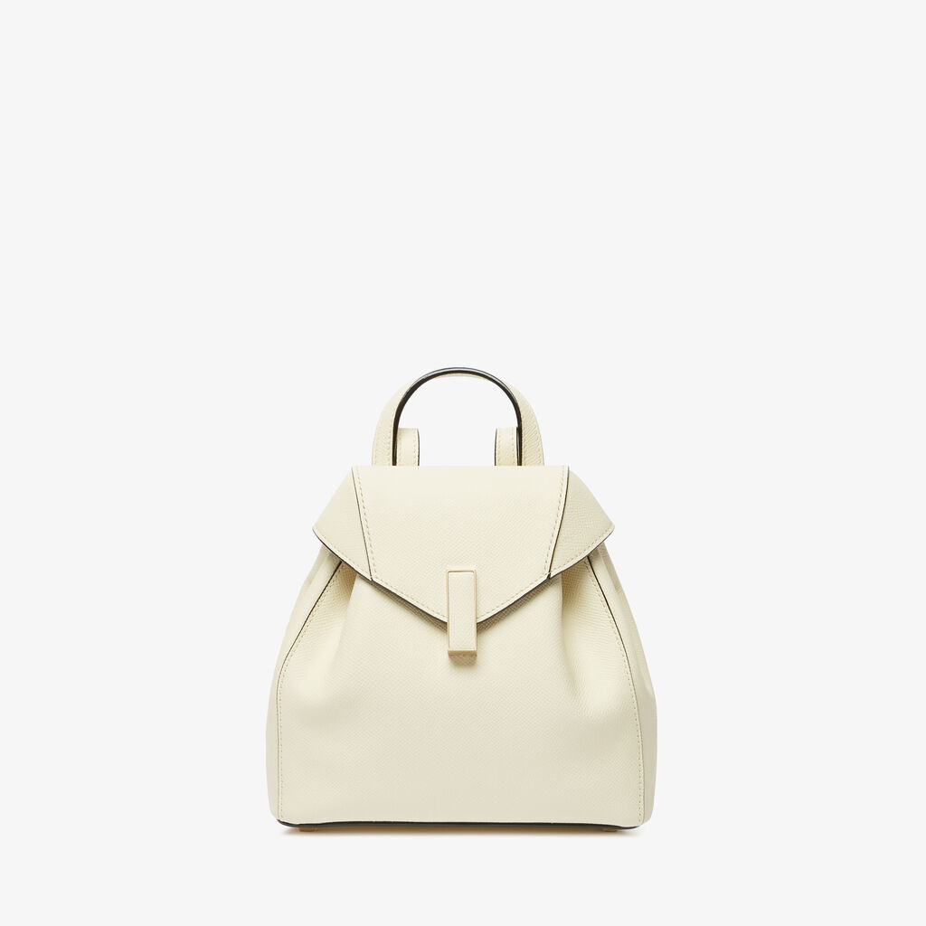 Iside Mini Backpack - Pergamena White - Vitello Millepunte Soft - Valextra - 1