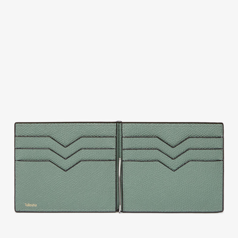 Simple Grip - Eucalyptus Green - Millepunte calf leather - Valextra - 4
