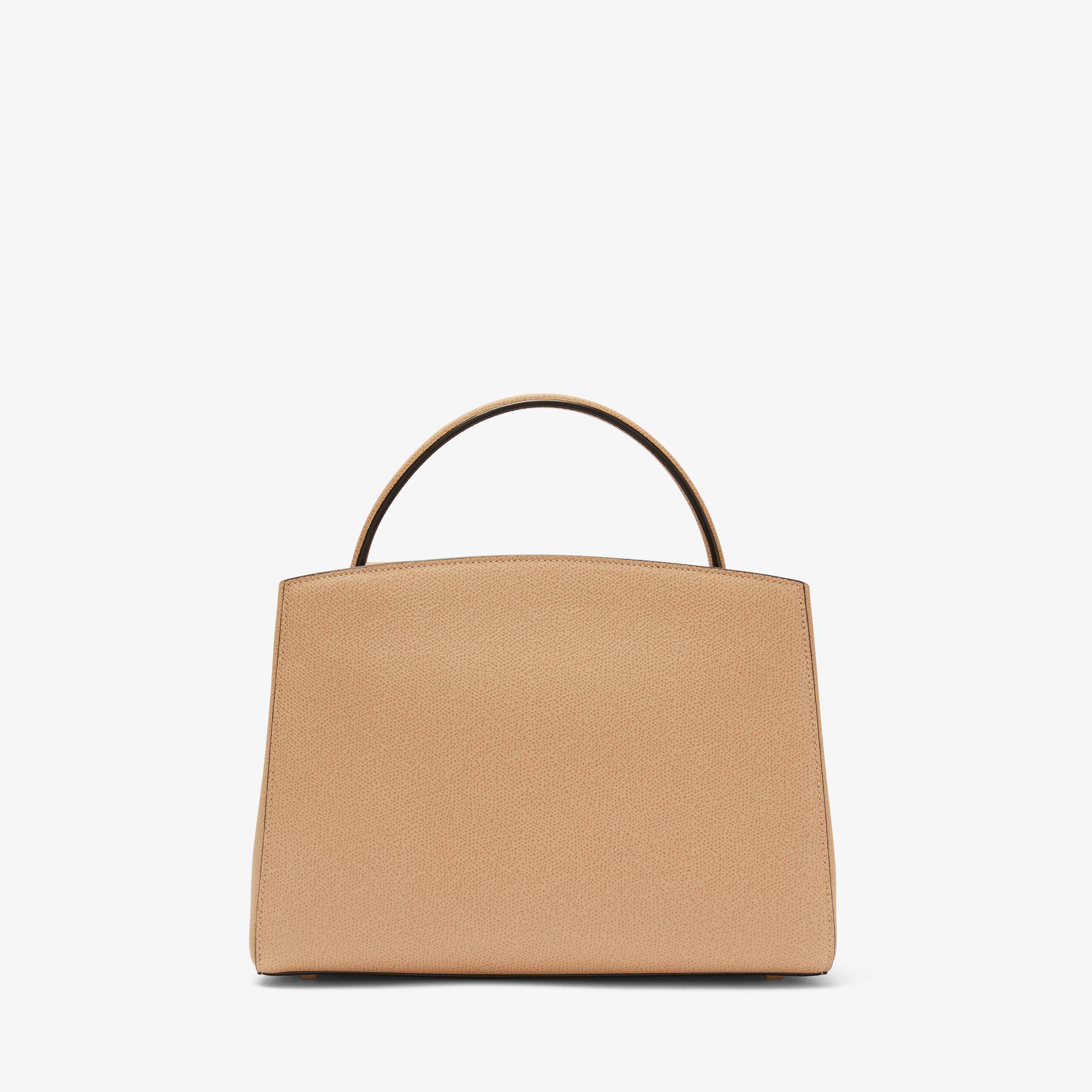 Valextra Brera contrast-trim leather shoulder bag - Orange