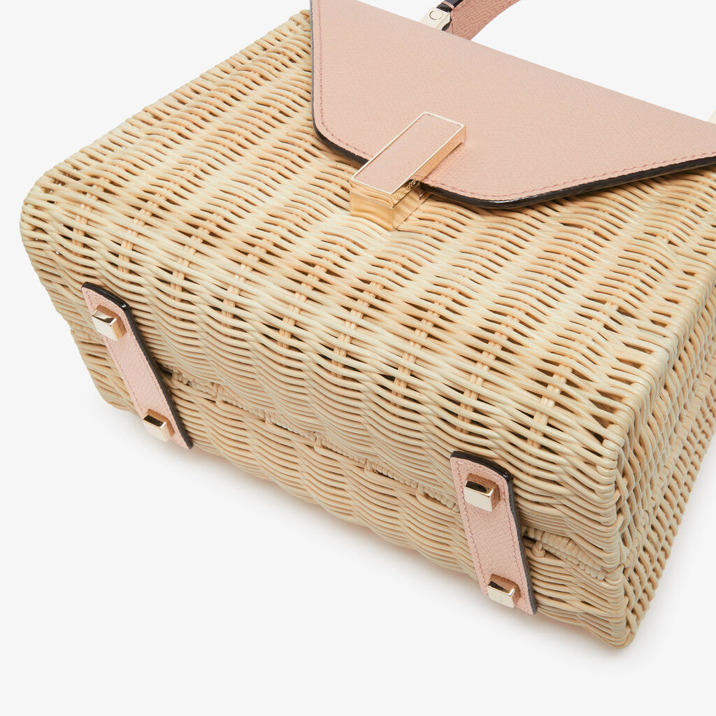 Iside Wicker Top Handle Mini Bag - - Midollino/Vitello VS - Valextra - 5