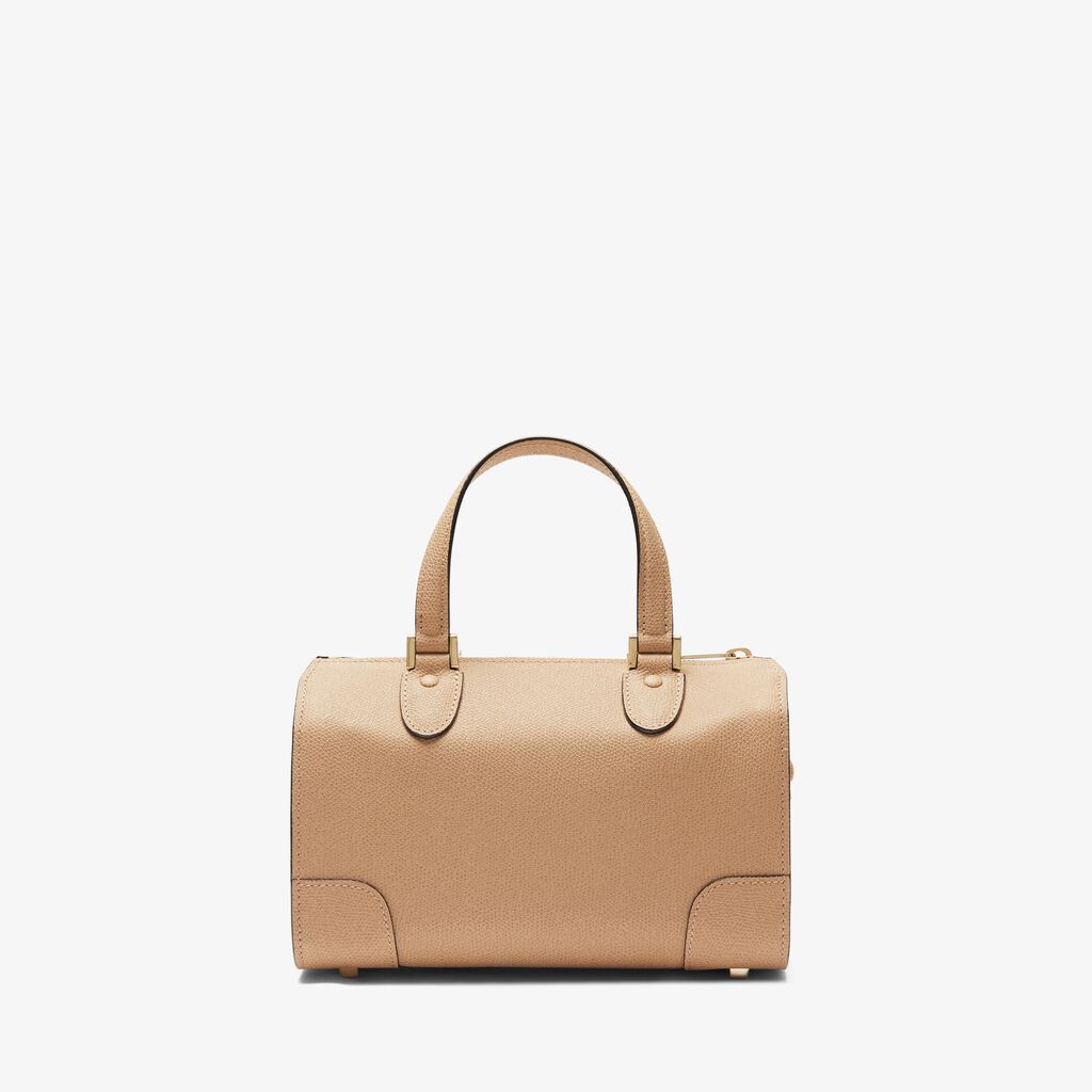 Babila Boston Mini Bag - Cashmere Beige - Vitello VS - Valextra - 6