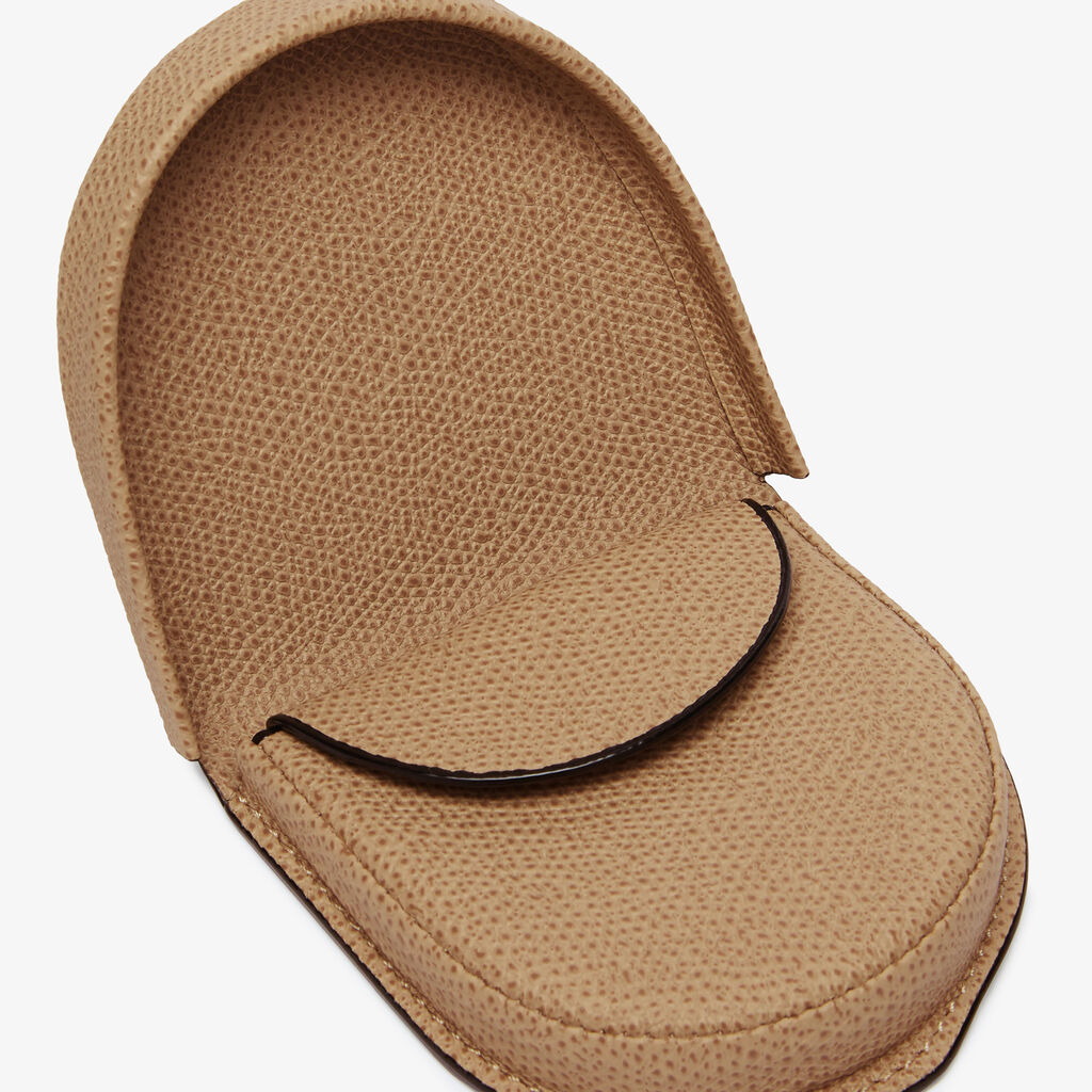Tallone Coin Purse - Cashmere Beige - Vitello VS - Valextra - 2