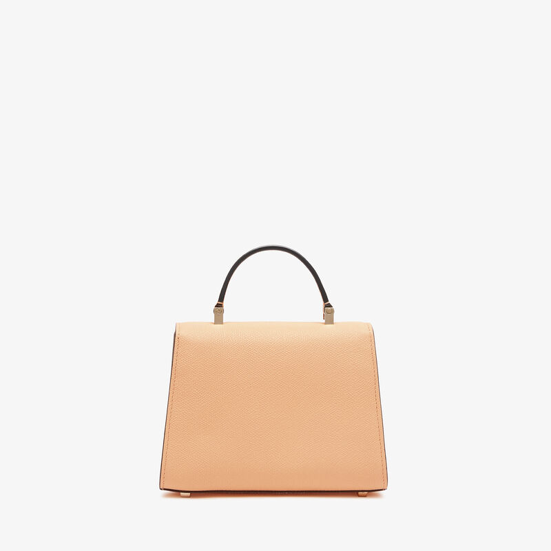 Iside crossbody micro bag - Sunset Orange - Millepunte calf leather - Valextra - 6