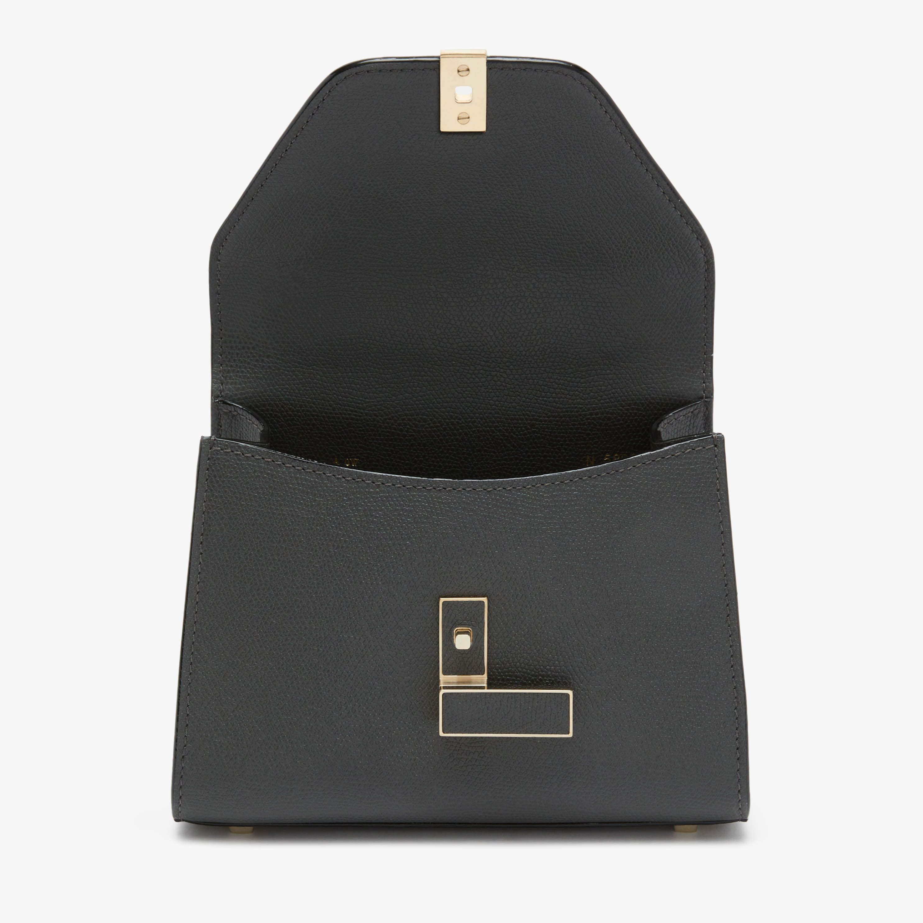 ☆大人気ライン 国内発送☆ VALEXTRA Iside Micro handbag Black Leather Micro handbag | Valextra Iside