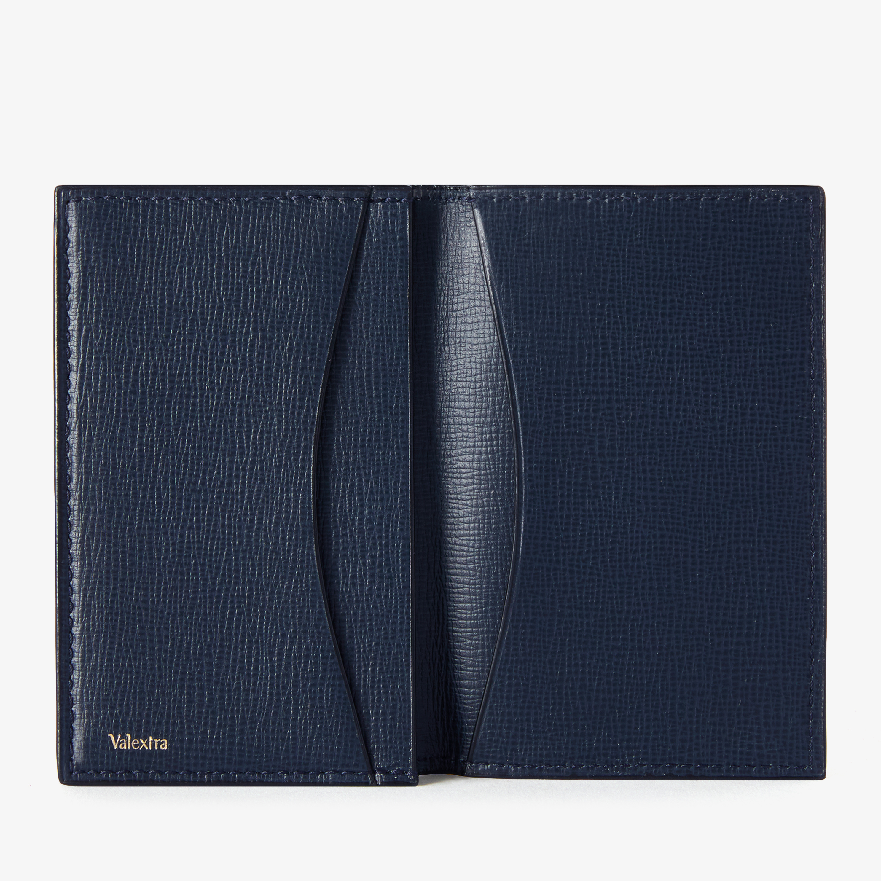 Blue Leather Business and credit card holder | Valextra