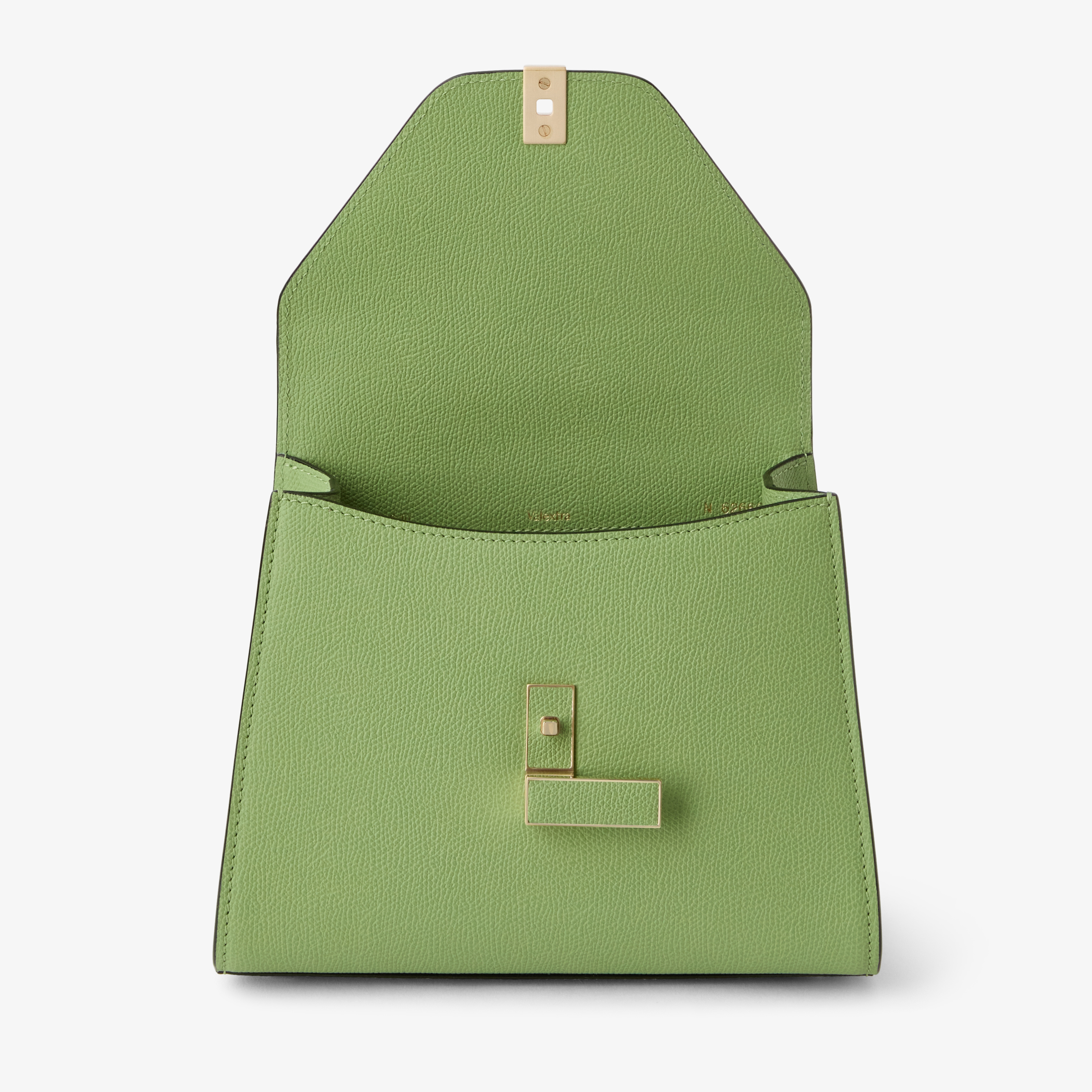 Women's Green Luxury Leather Top Handle Mini Bag | Valextra Iside Women's Green Luxury Leather Top Handle Mini Bag | Valextra Iside