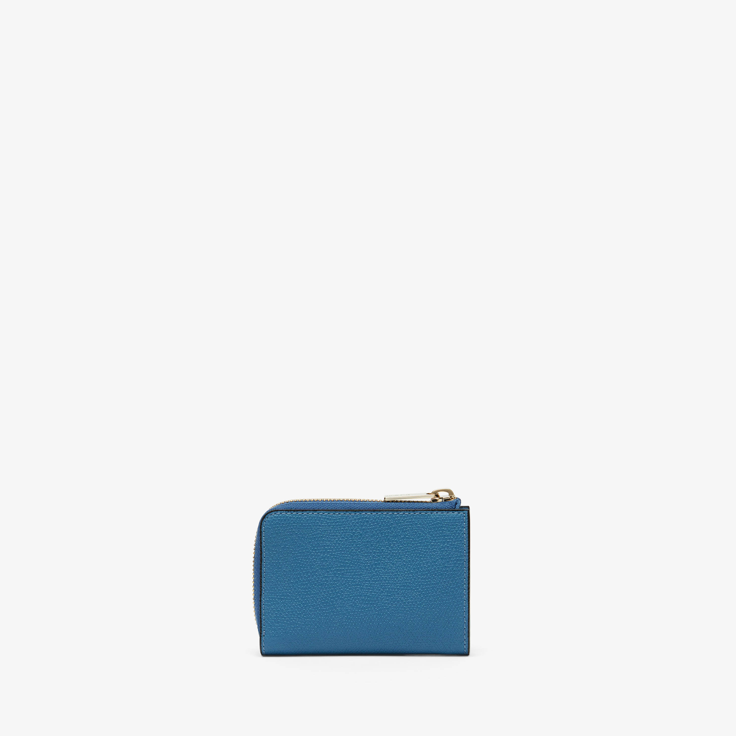関税送料込国内発送★VALEXTRA Card Holder 3CC With Zip Black Leather Card Case and Document Holder | Valextra