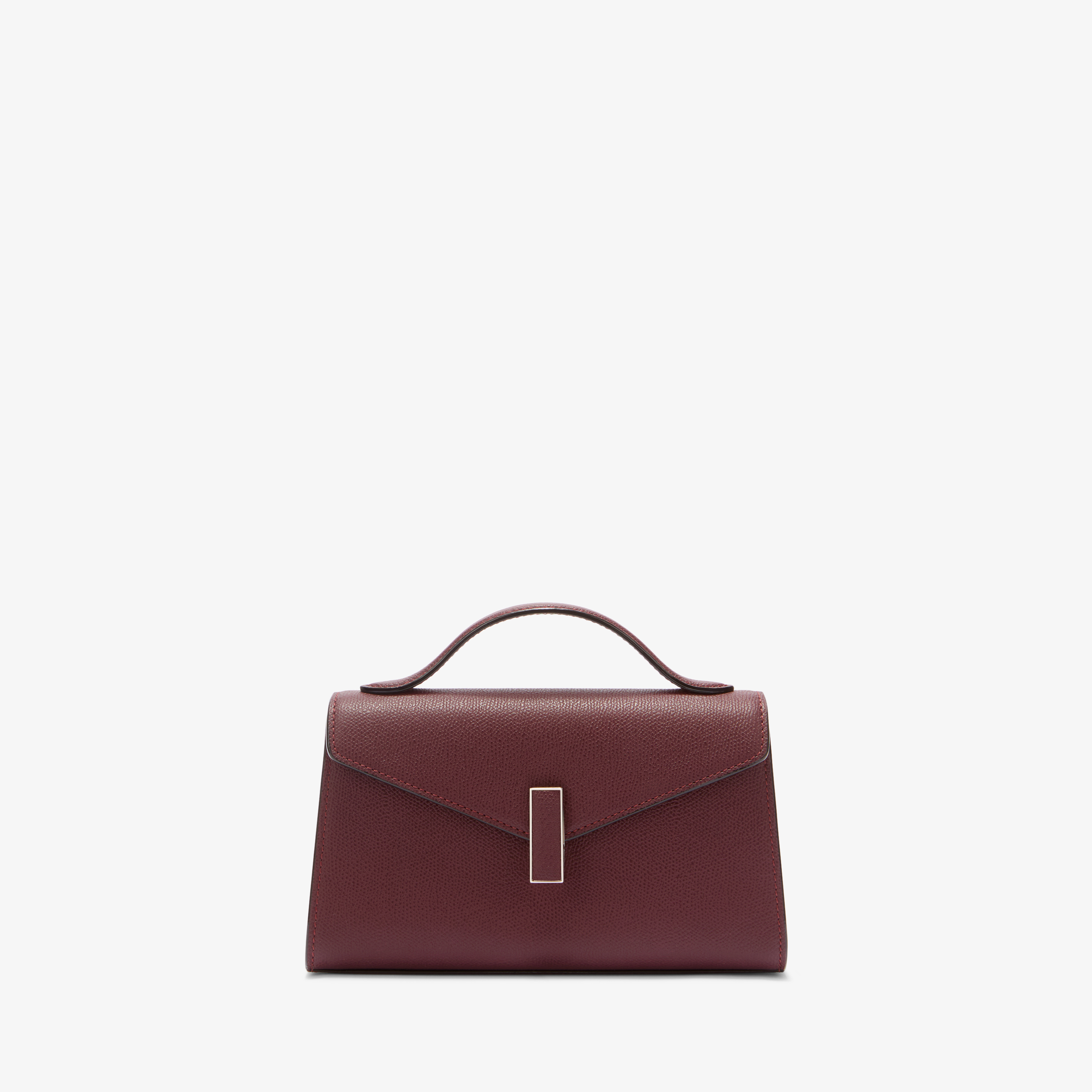 Women's Red Luxury Leather Iside Tìn Top Handle Bag | Valextra
