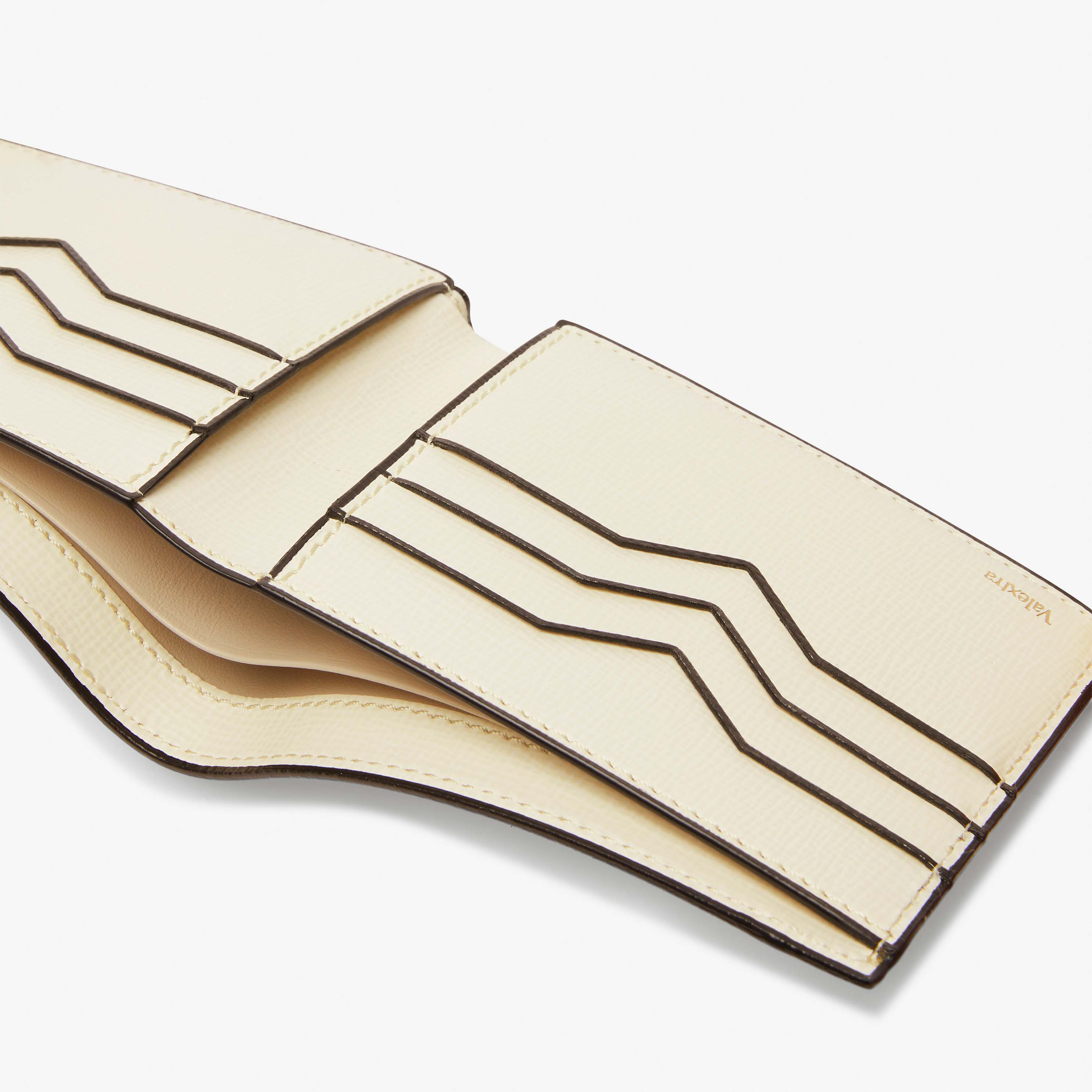 White Leather Bifold Wallet | Valextra small leather goods