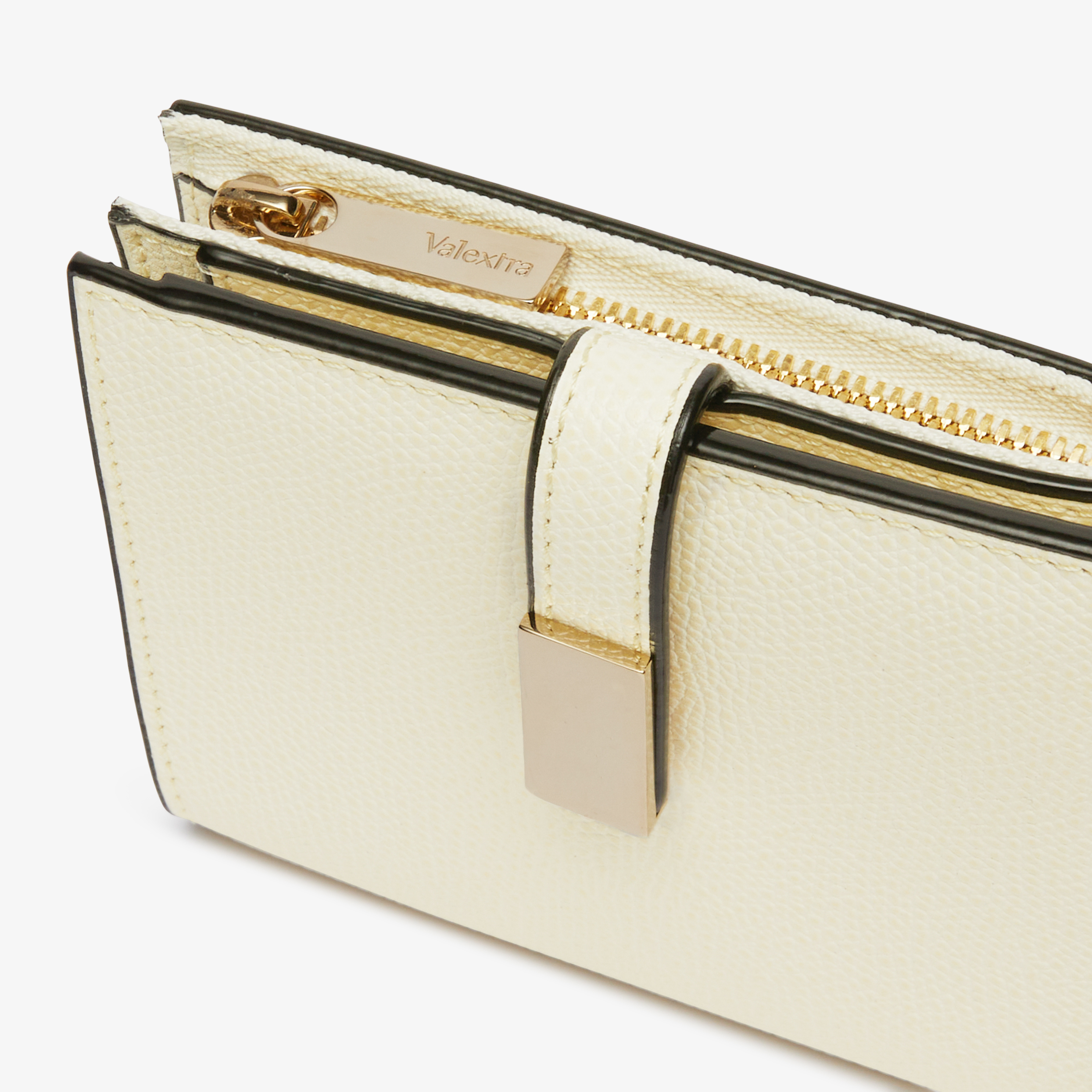 White Leather Small Purse | Valextra small leather goods