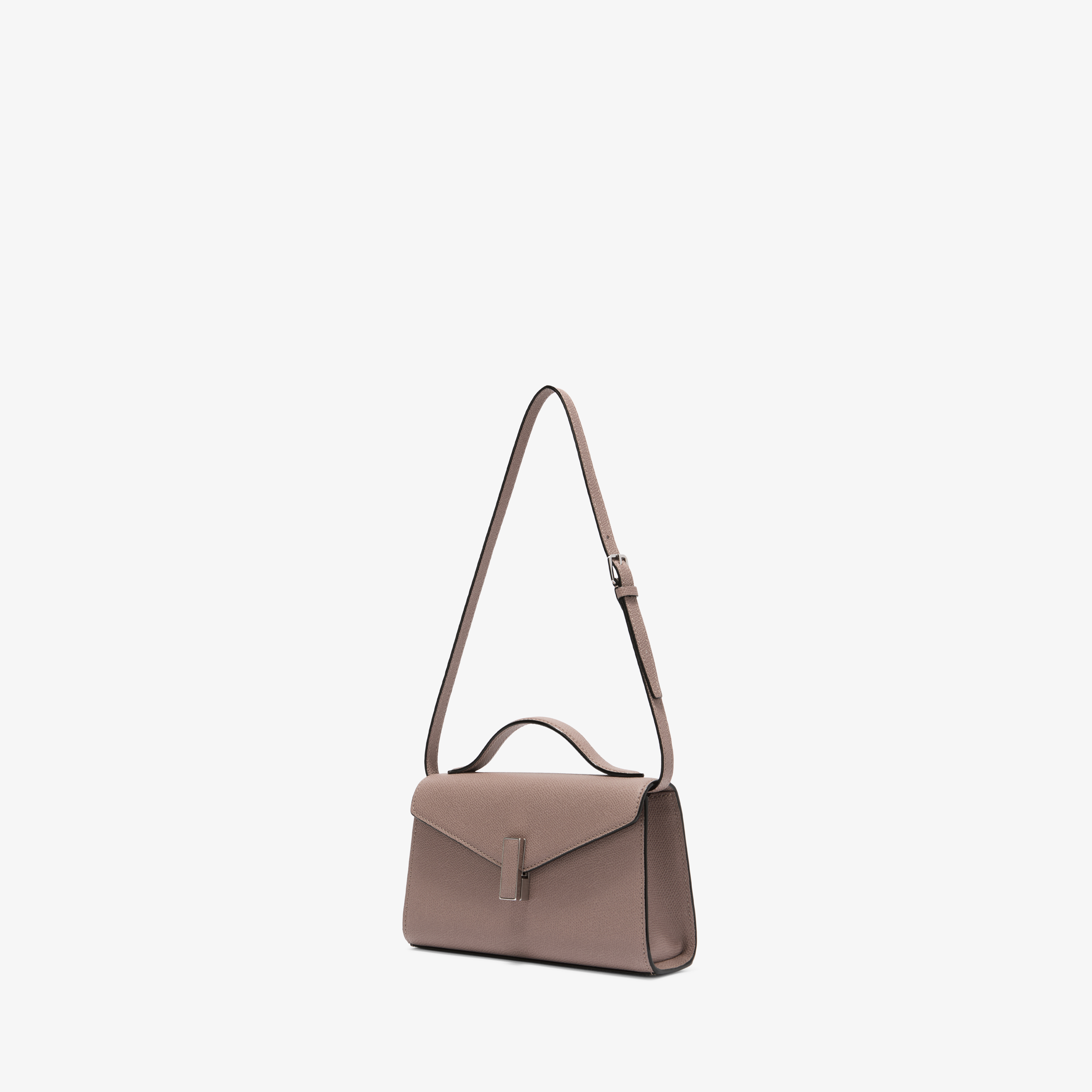 Women's Beige Luxury Leather Iside Tìn Top Handle Bag | Valextra