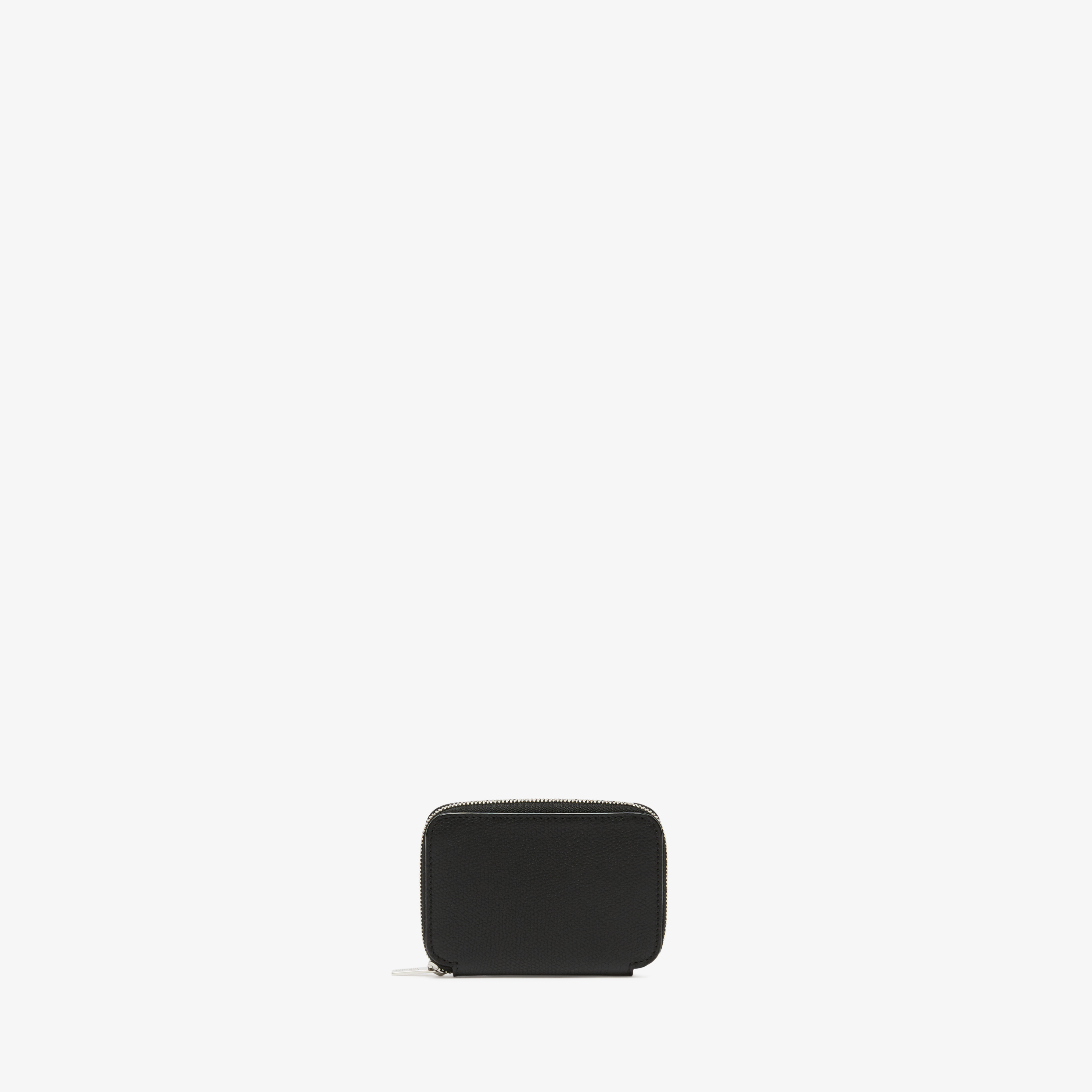 Black Leather Credit card holder | Valextra Zip Around