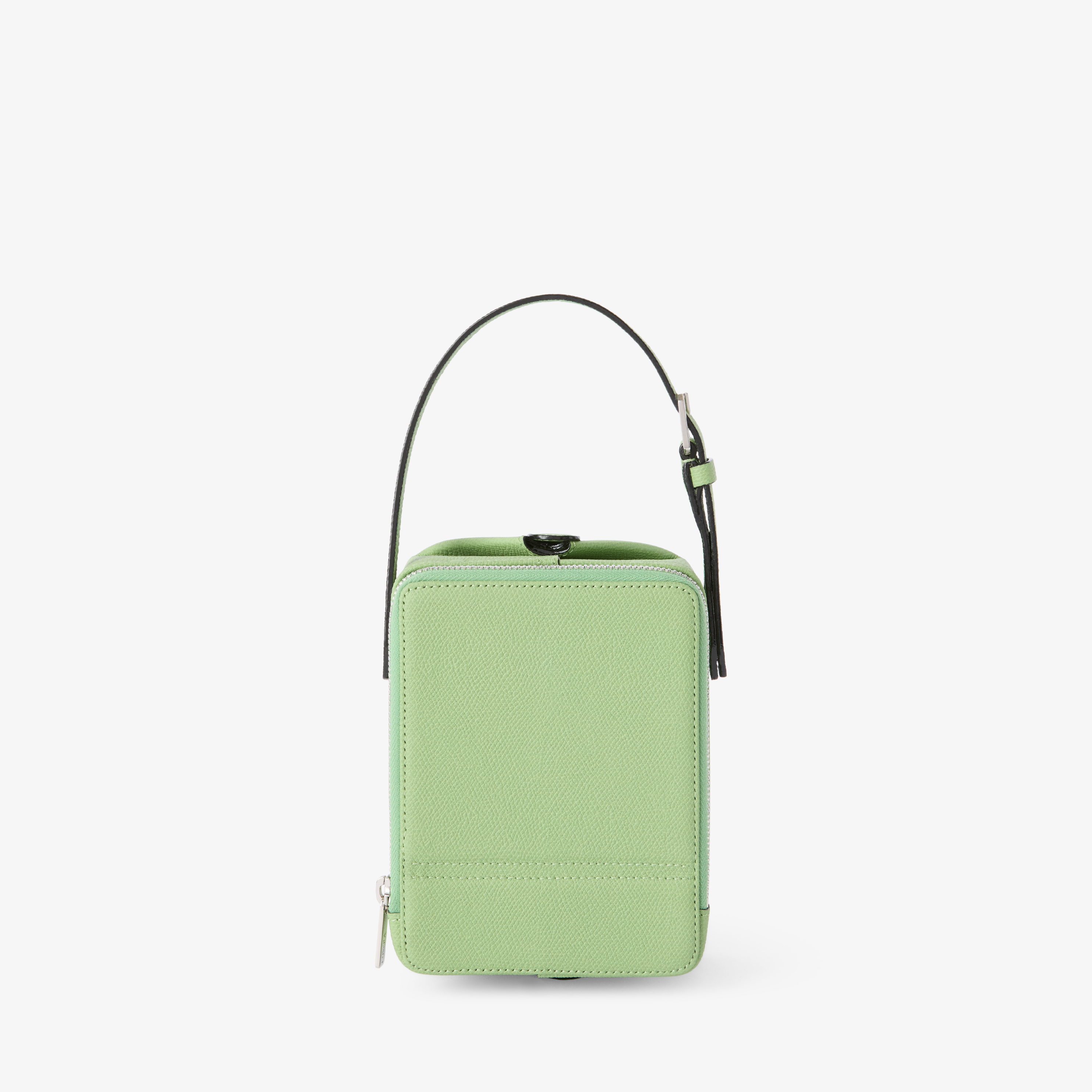 Women's Aloe Green Luxury Leather Mini Bag | Valextra Tric Trac
