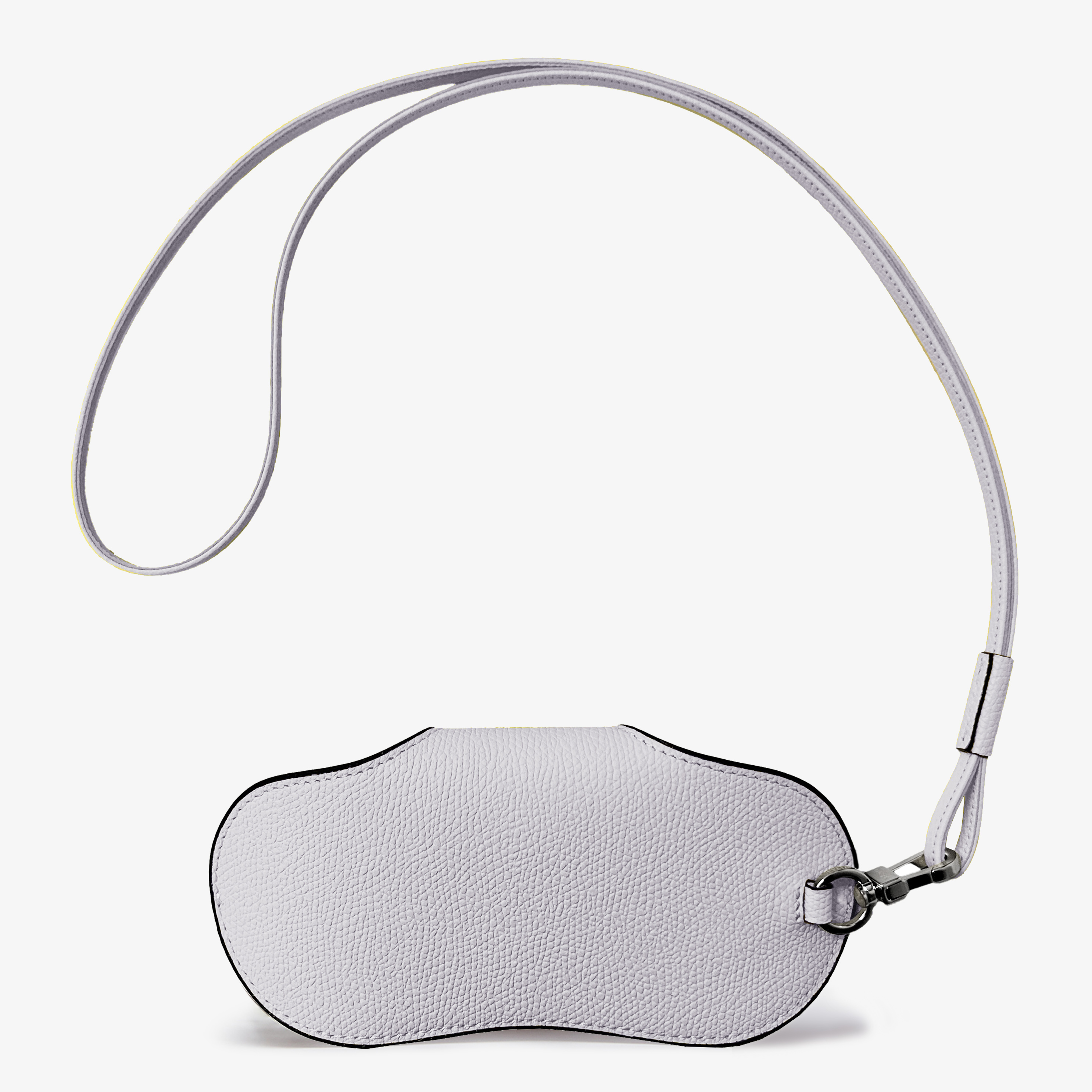 Millepunte calf leather Customised glasses Case with lanyard in