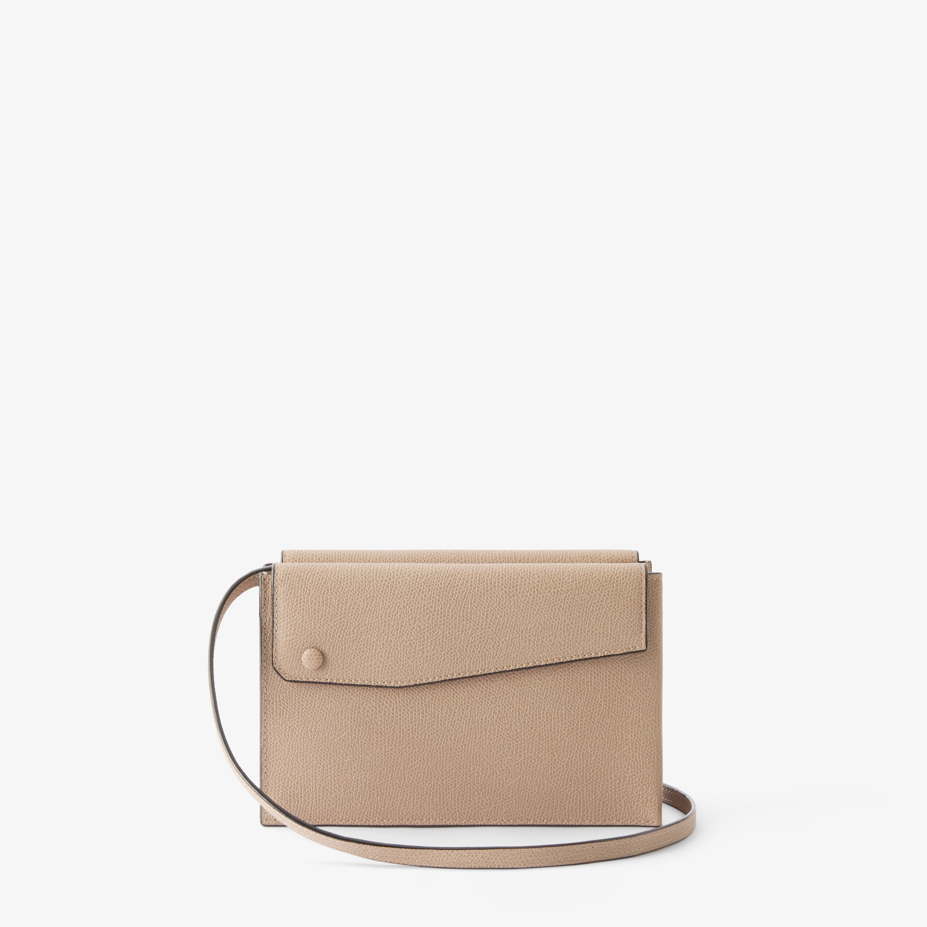 Women's Beige Luxury Leather crossbody mini bag | Valextra