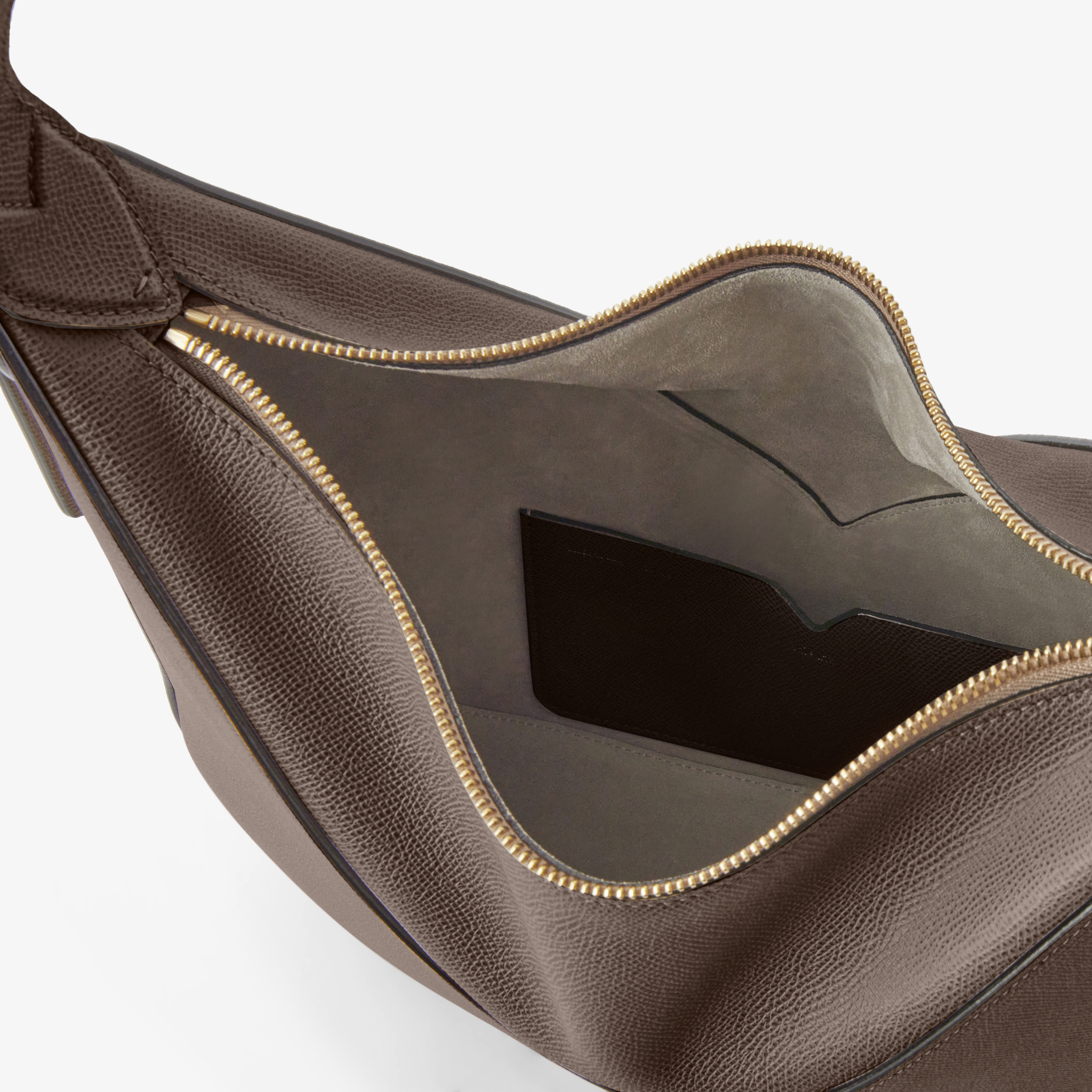 Women's Beige Luxury Leather hobo medium bag | Valextra Vivi