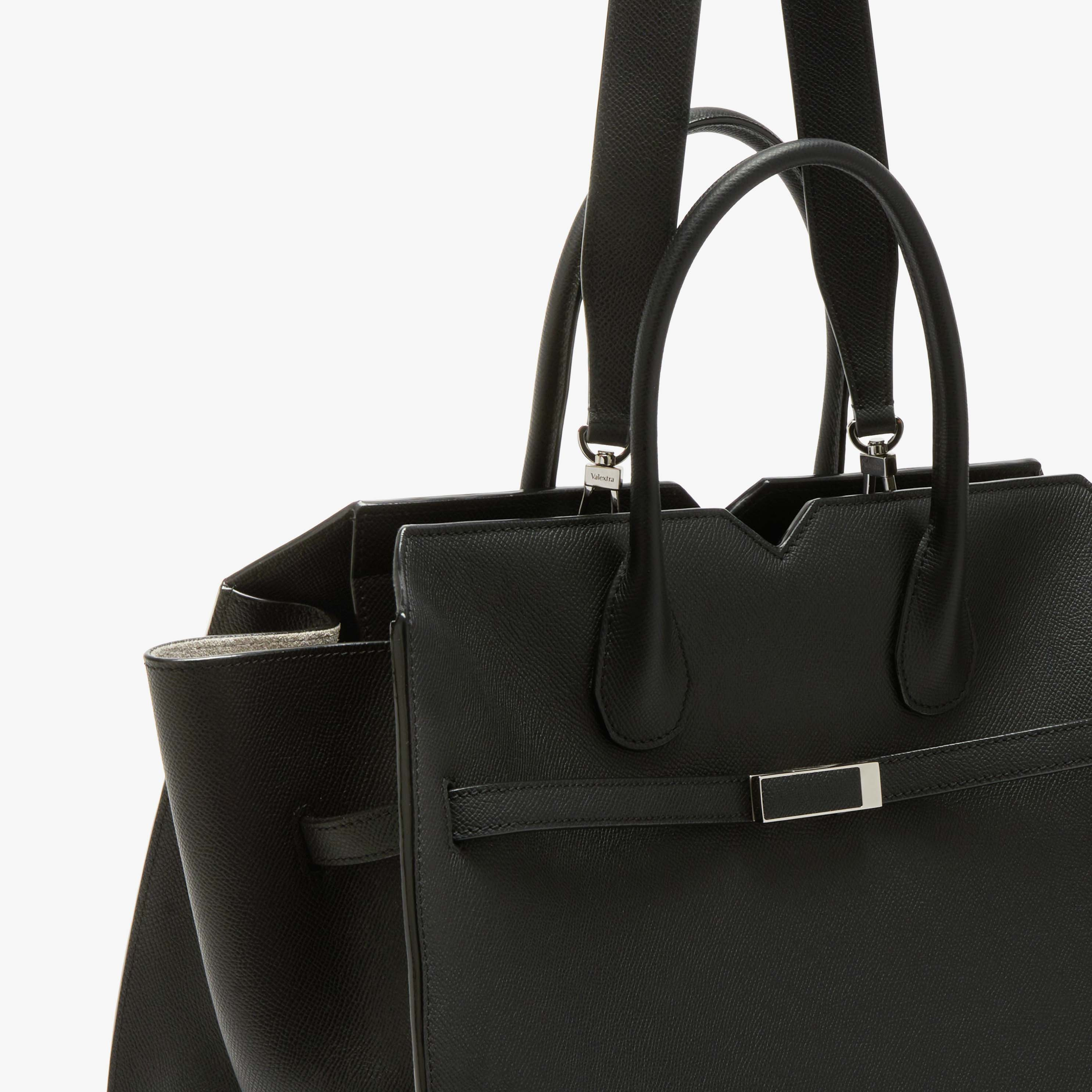 美品】HIGH CLASS MILANO 本革ブラック バッグ