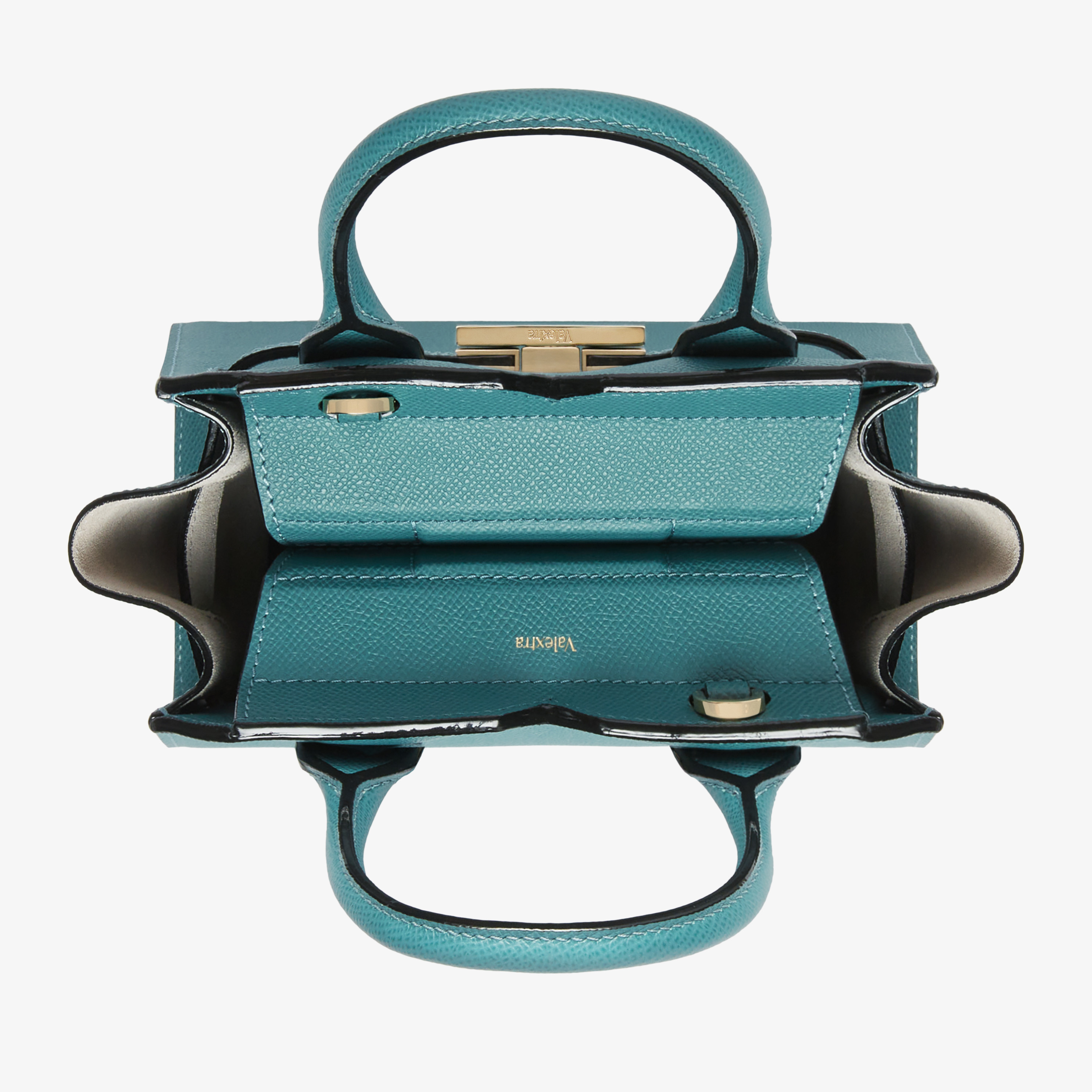 Women's Green Luxury Leather Crossbody Micro Bag | Valextra