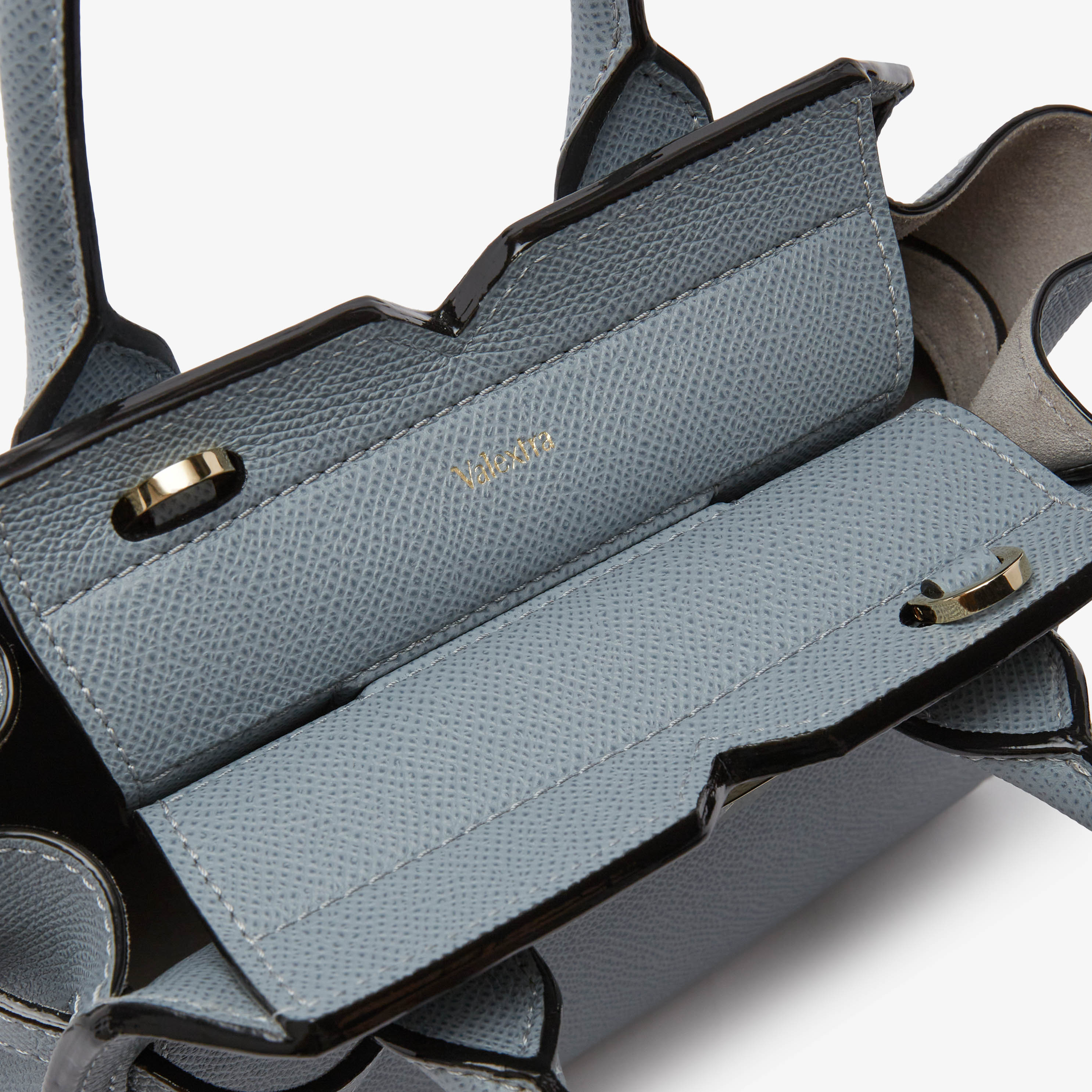 Women's Azure Leather Luxury crossbody micro bag | Valextra