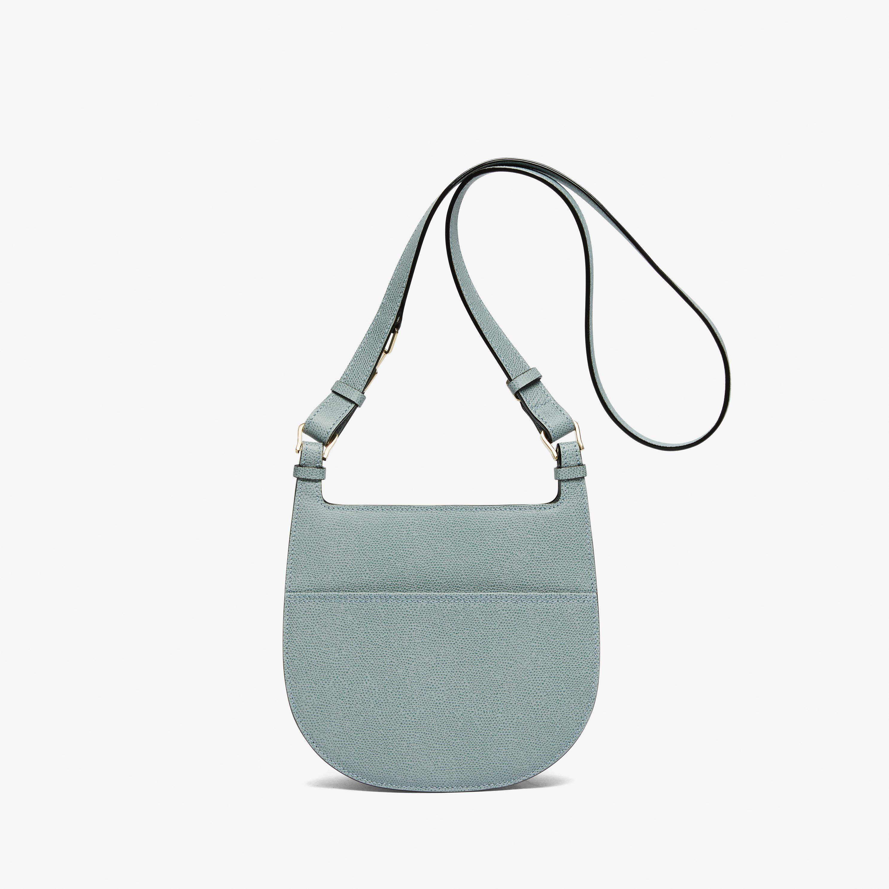 ハンドバッグ VALEXTRA Leather handbag with frontal walker and strap Valextra Shoulder bags with adjustable strap and front