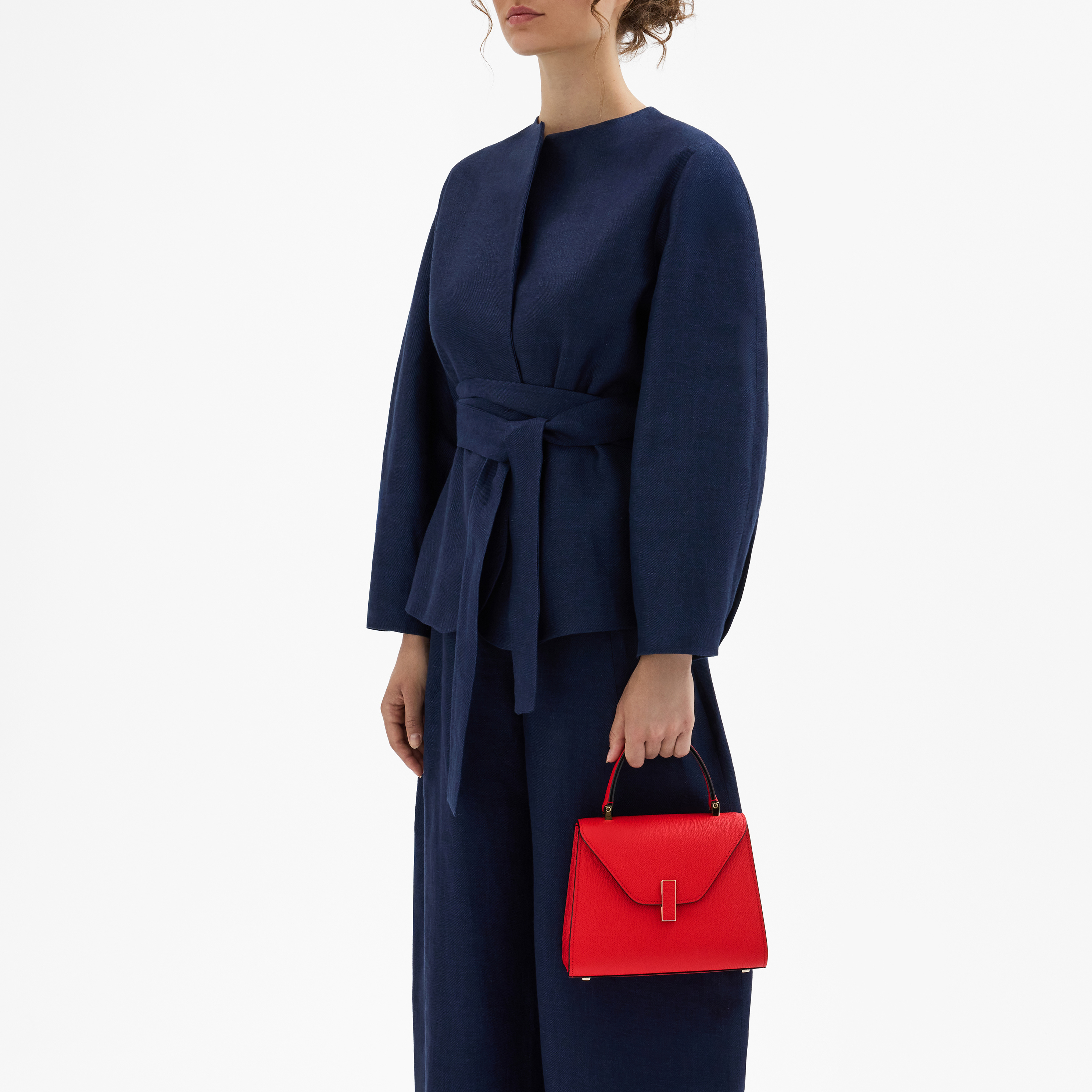Iside Top handle mini bag | Millepunte calf leather