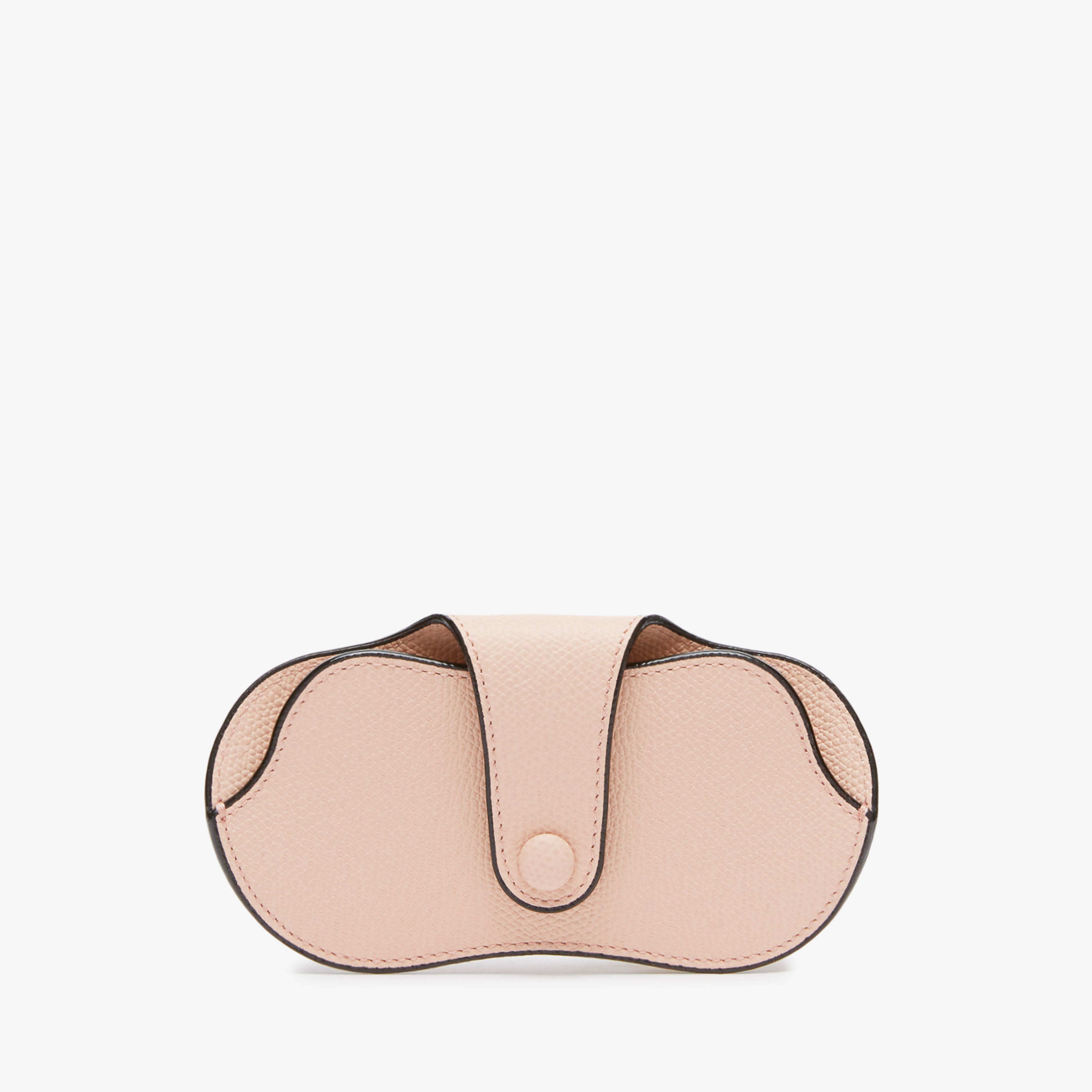Women's Pink Leather glasses case with lanyard | Valextra