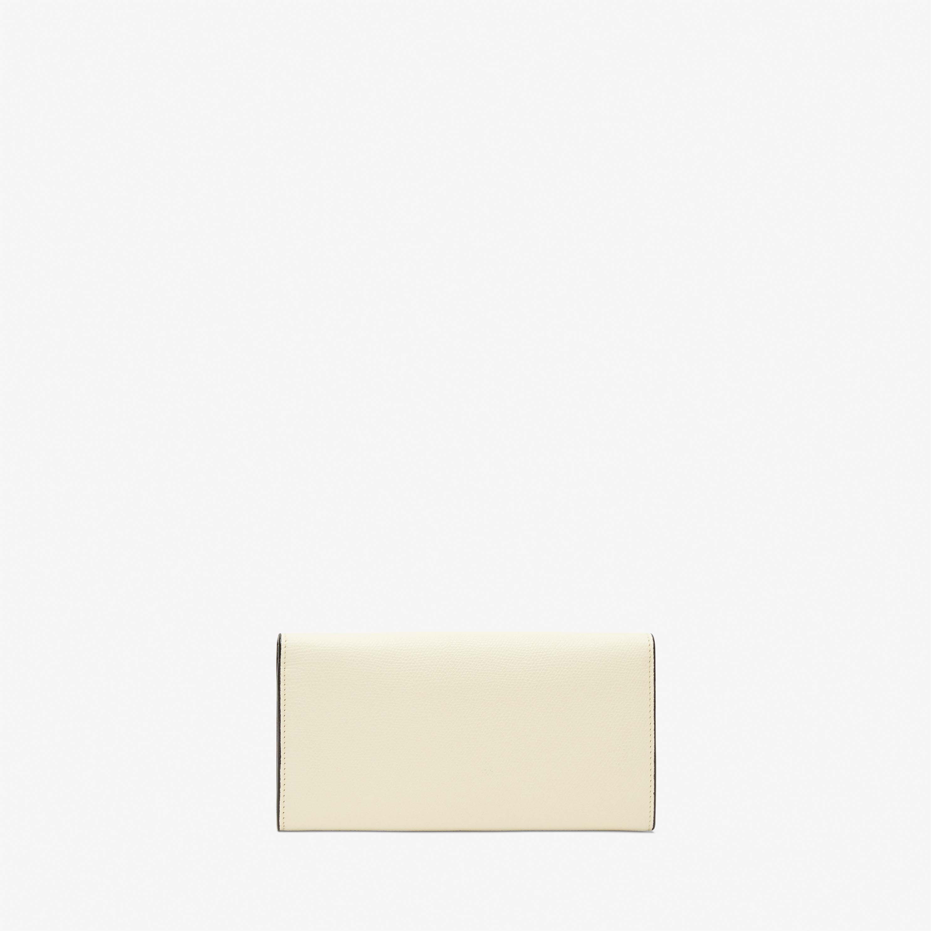 White Leather Large Purse | Valextra Iside