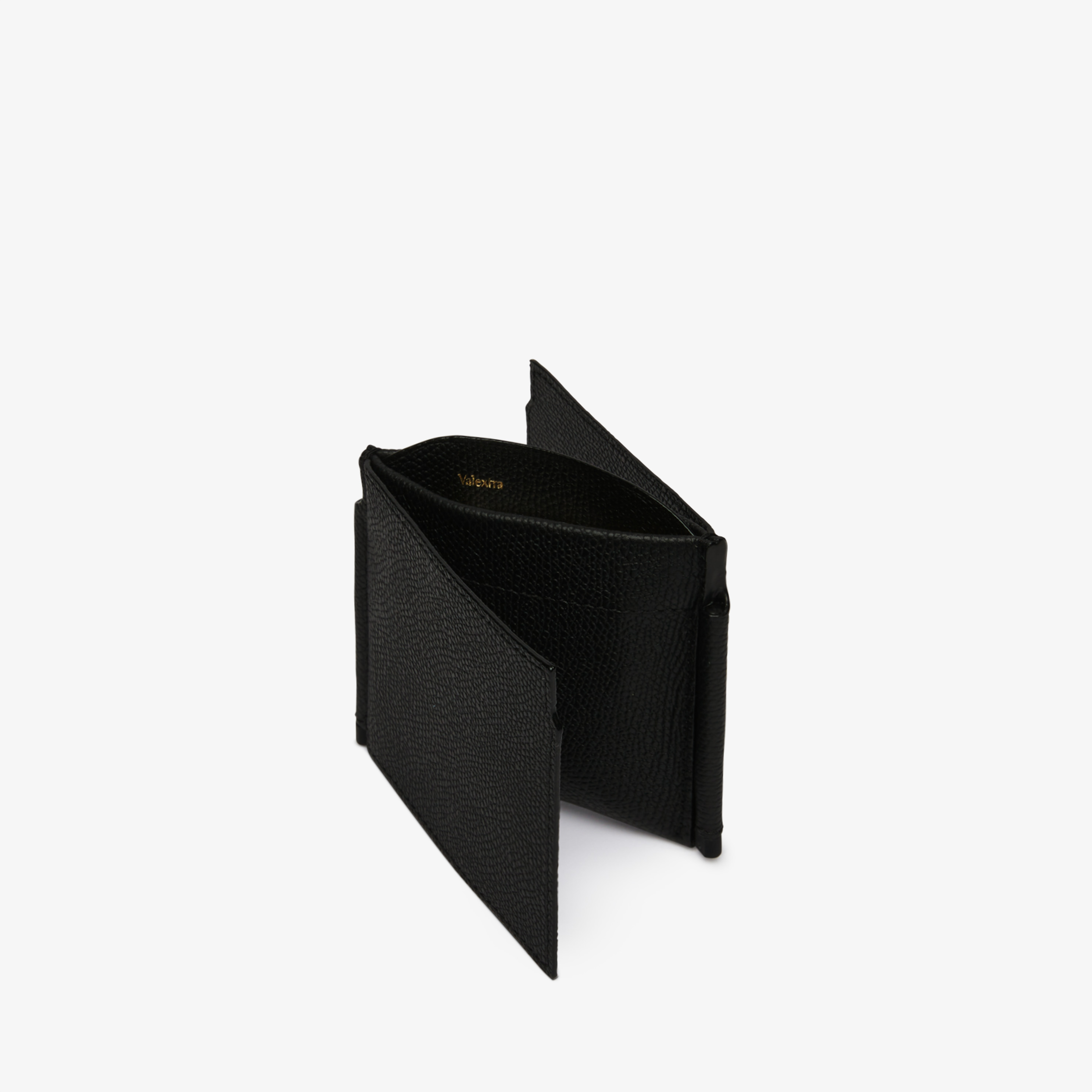 Valextraマネークリップ ブラック レザー SGSR0054028LRDWG99-NN_2.jpg