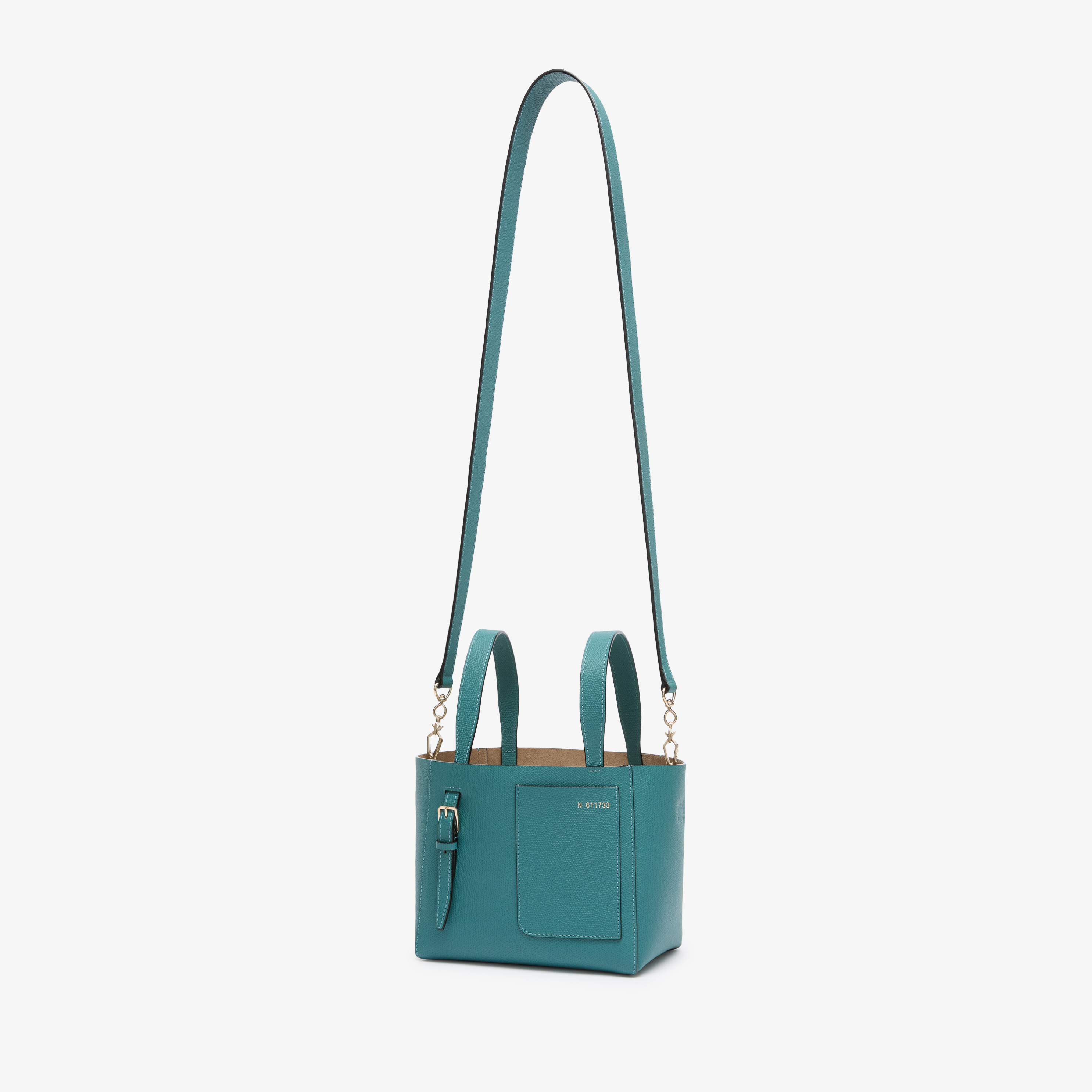 【VALEXTRA】Soft Bucket Micro bag Women's Green Luxury Leather Bucket Micro Bag | Valextra Soft